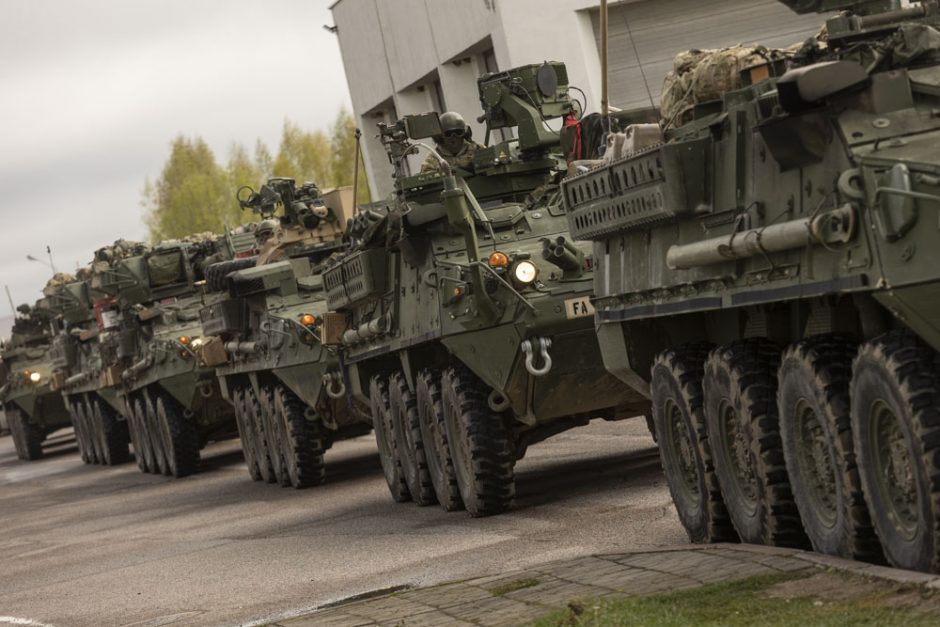 Į Lietuvą pratyboms atvyksta JAV karinė technika
