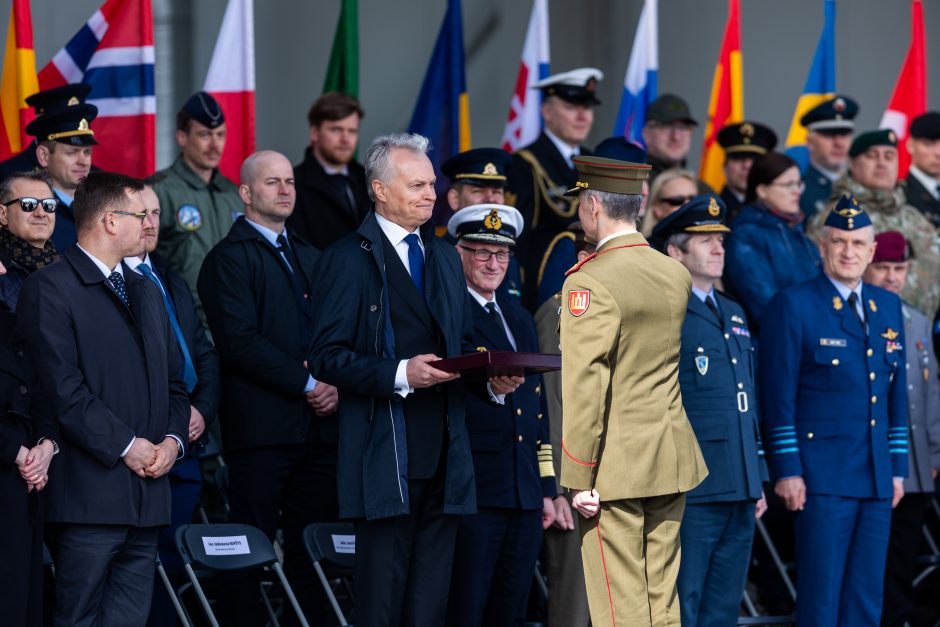 Simbolinio Baltijos oro erdvės rakto perdavimo ceremonija